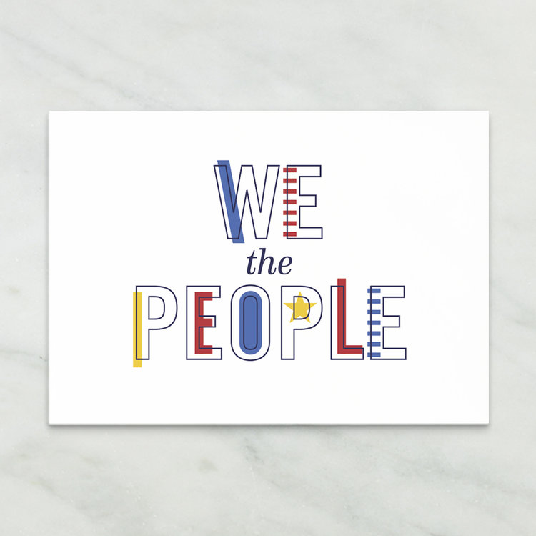 We the Postcard project // a little creative