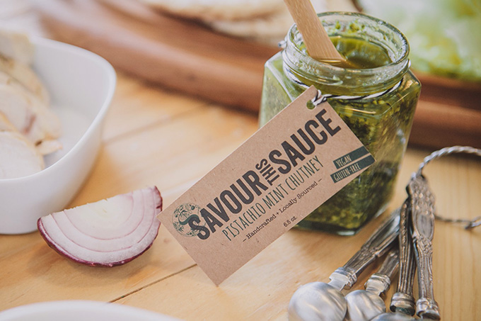 Savour This Sauce hangtag by a little creative