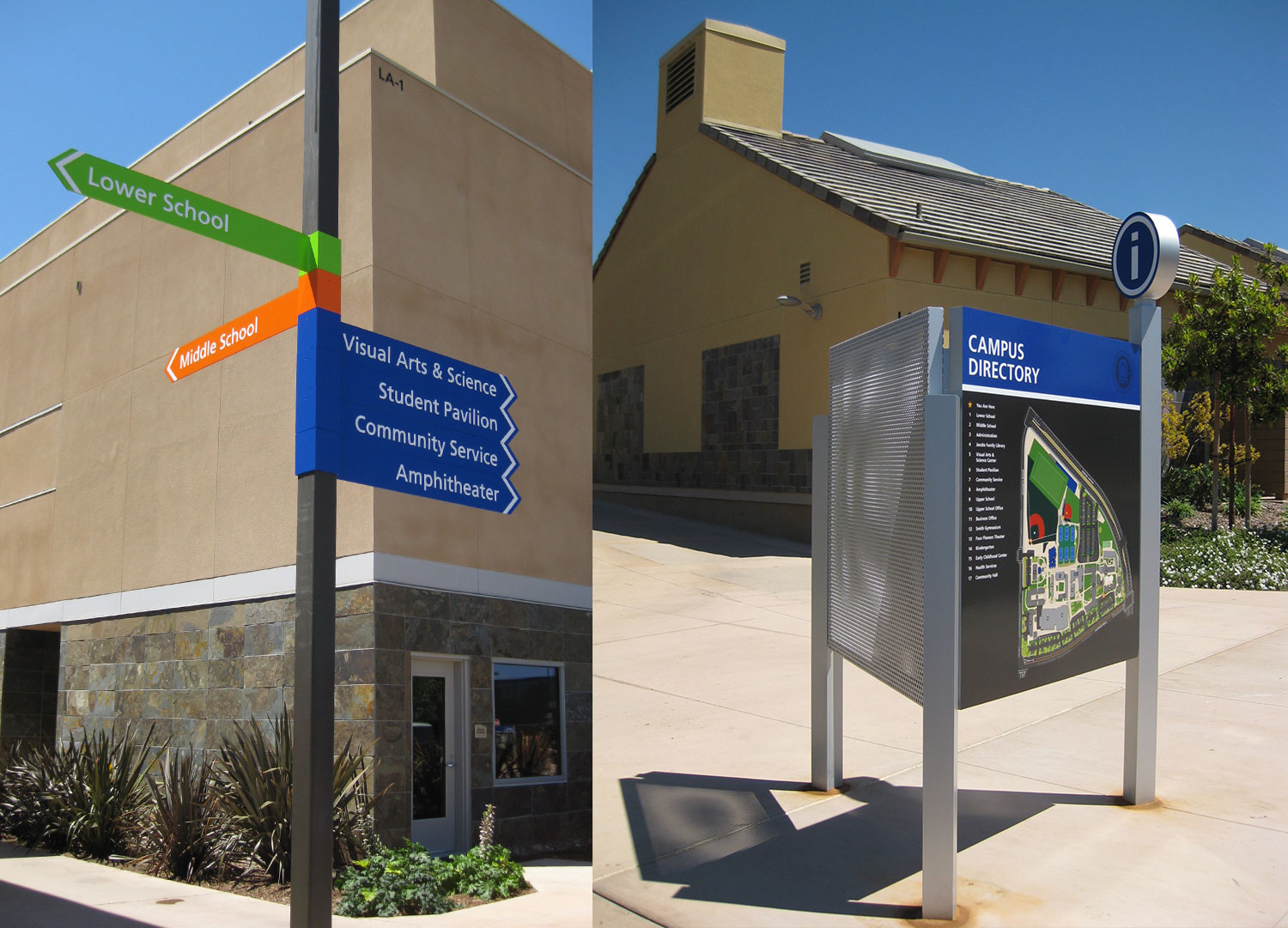 La Jolla Country Day School signage // a little creative