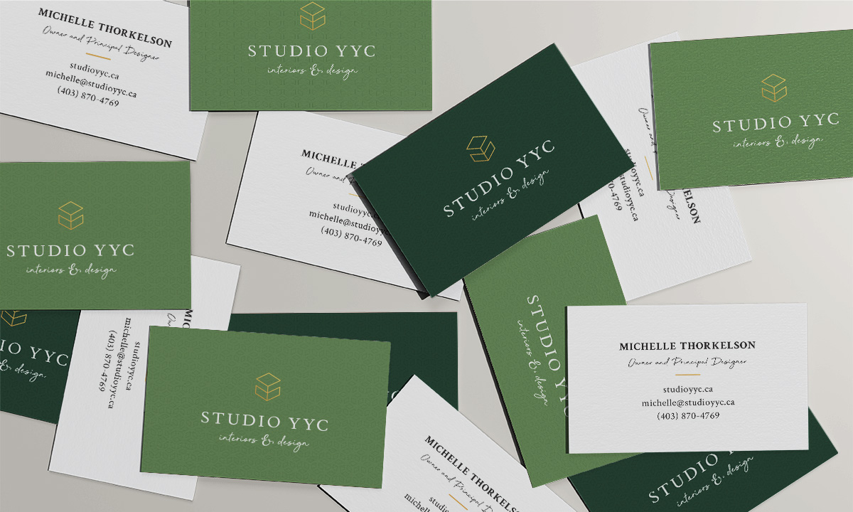 Studio YYC business cards // a little creative