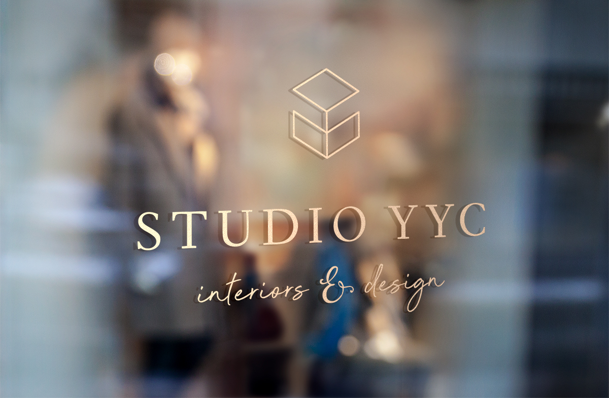 Studio YYC window decal // a little creative