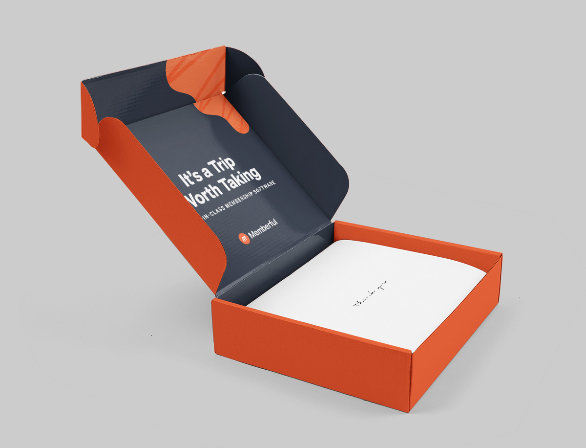 Memberful Travel Conference packaging // a little creative