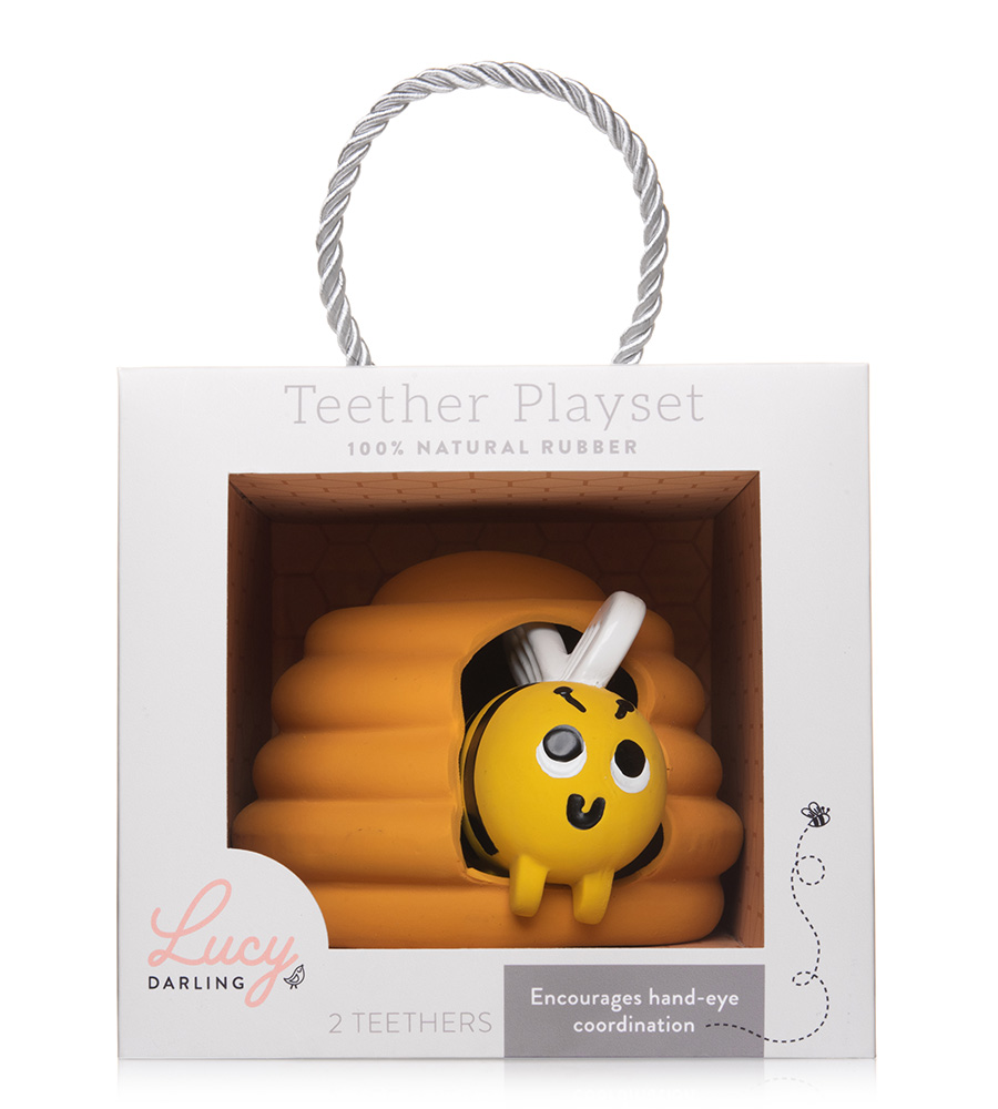 Lucy Darling teether packaging // a little creative